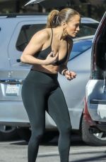 JENNIFER LOPEZ at a Gym in Venice Beach 01/01/2019
