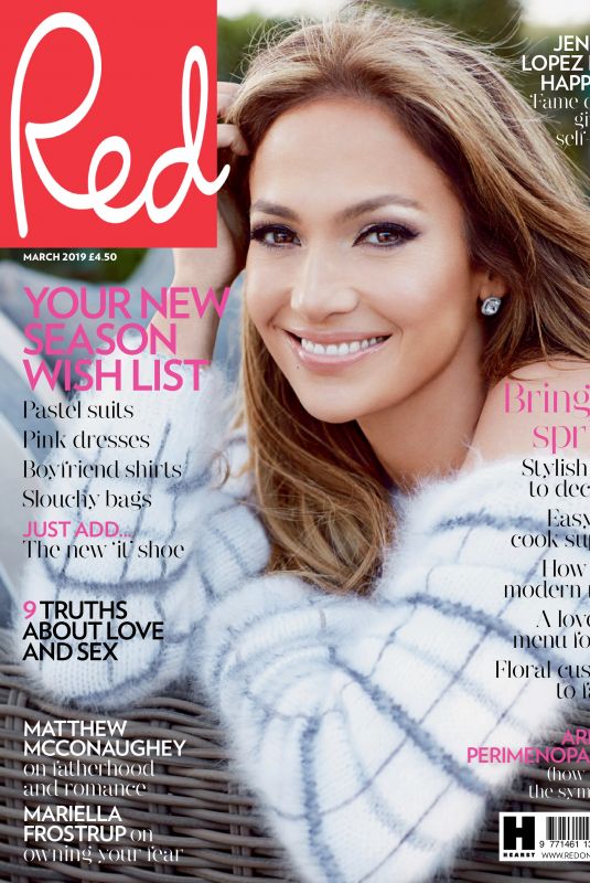 JENNIFER LOPEZ in Red Magazine, UK March 2019