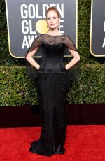 JESSICA CHASTAIN at 2019 Golden Globe Awards in Beverly Hills 01/06/2019