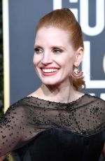 JESSICA CHASTAIN at 2019 Golden Globe Awards in Beverly Hills 01/06/2019