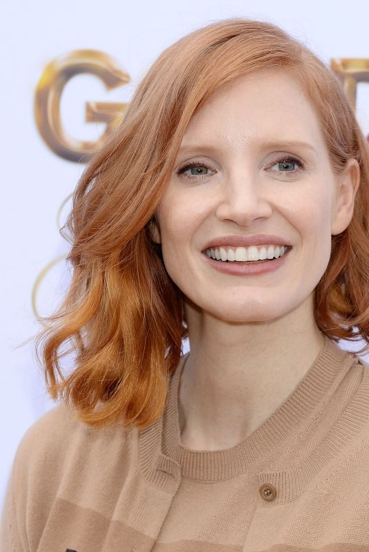 JESSICA CHASTAIN at Gold on Golden Brunch in Beverly Hills 01/05/2019