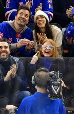 JESSICA CHASTAIN at Philadelphia Flyers vs NY Rangers Game in New York 01/29/2019