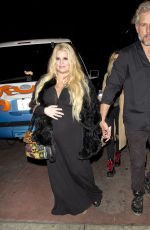 JESSICA SIMPSON and Erik Johnson Leaves Roxy in Los Angeles 01/18/2019