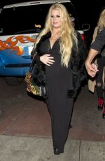 JESSICA SIMPSON and Erik Johnson Leaves Roxy in Los Angeles 01/18/2019