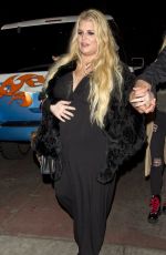 JESSICA SIMPSON and Erik Johnson Leaves Roxy in Los Angeles 01/18/2019