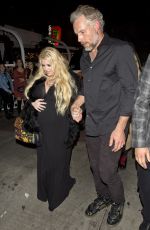 JESSICA SIMPSON and Erik Johnson Leaves Roxy in Los Angeles 01/18/2019