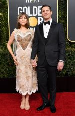 JOANNA NEWSOM and Andy Samberg at 2019 Golden Globe Awards in Beverly Hills 01/06/2019