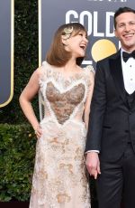 JOANNA NEWSOM and Andy Samberg at 2019 Golden Globe Awards in Beverly Hills 01/06/2019