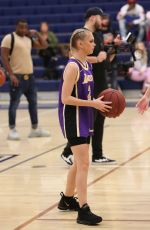 JORDYN JONES at Ace Family Celebrity Basketball Shootout for $100k in Chatsworth 01/11/2019