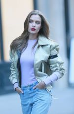 JOSEPHINE SKRIVER on the Set of Maybelline Commercial in New York 01/11/2019