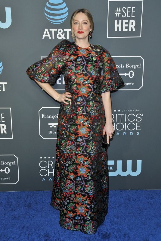 JUDY GREER at 2019 Critics’ Choice Awards in Santa Monica 01/13/2019