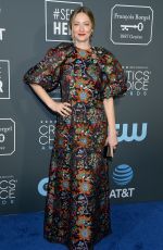 JUDY GREER at 2019 Critics’ Choice Awards in Santa Monica 01/13/2019