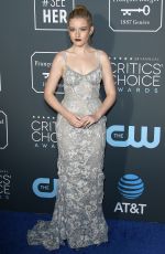 JULIA GARNER at 2019 Critics’ Choice Awards in Santa Monica 01/13/2019