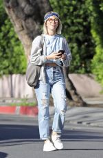 JULIANNE HOUGH Makeup Free Out in Hollywood 01/27/2019