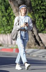 JULIANNE HOUGH Makeup Free Out in Hollywood 01/27/2019