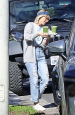 JULIANNE HOUGH Makeup Free Out in Hollywood 01/27/2019