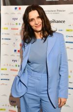 JULIETTE BINOCHE at Le Temps Presse Festival in Paris 01/29/2019