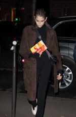 KAIA GERBER Arrives at Her Hotel in Paris 01/21/2019