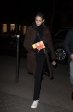 KAIA GERBER Arrives at Her Hotel in Paris 01/21/2019
