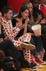 KAIA GERBER at LA Lakers vs Detroit Pistons Game in Los Angeles 01/09/2019