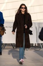 KAIA GERBER at Louis Vuitton Foundation in Paris 01/21/2019
