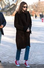 KAIA GERBER at Louis Vuitton Foundation in Paris 01/21/2019