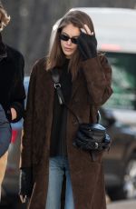 KAIA GERBER at Louis Vuitton Foundation in Paris 01/21/2019