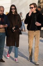 KAIA GERBER at Louis Vuitton Foundation in Paris 01/21/2019