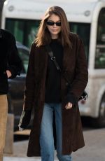 KAIA GERBER at Louis Vuitton Foundation in Paris 01/21/2019