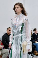 KAIA GERBER at Sacai Runway Show at Paris Fashion Week 01/19/2019