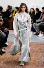 KAIA GERBER at Sacai Runway Show at Paris Fashion Week 01/19/2019