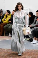 KAIA GERBER at Sacai Runway Show at Paris Fashion Week 01/19/2019