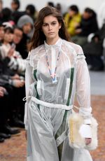 KAIA GERBER at Sacai Runway Show at Paris Fashion Week 01/19/2019