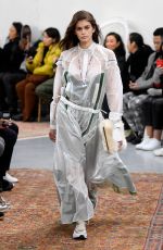 KAIA GERBER at Sacai Runway Show at Paris Fashion Week 01/19/2019