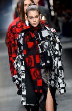 KAIA GERBER at Versace Runway Show at Milan Fashion Week 01/12/2019