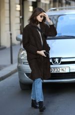 KAIA GERBER Leaves Chanel Office in Paris 01/18/2019