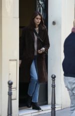 KAIA GERBER Leaves Chanel Office in Paris 01/18/2019