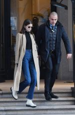 KAIA GERBER Leaves Her Hotel in Milan 01/12/2019