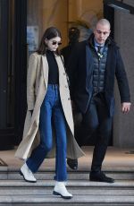 KAIA GERBER Leaves Her Hotel in Milan 01/12/2019