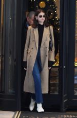 KAIA GERBER Leaves Her Hotel in Milan 01/12/2019