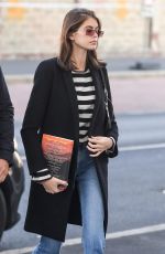 KAIA GERBER Out and About in Milan 01/13/2019