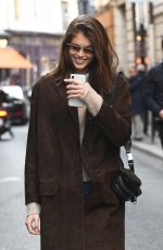 KAIA GERBER Out and About in Paris 01/18/2019