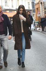 KAIA GERBER Out and About in Paris 01/18/2019