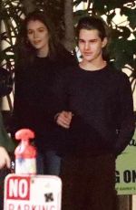 KAIA GERBER Out for Dinner in Malibu 01/28/2019
