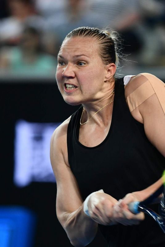 KAIA KANEPI at 2019 Australian Open at Melbourne Park 01/15/2019