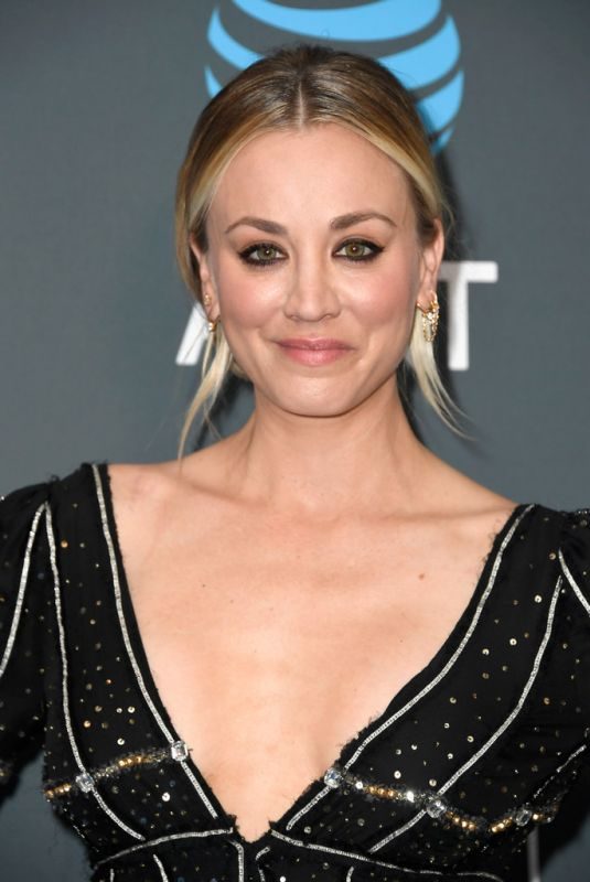 KALEY CUOCO at 2019 Critics’ Choice Awards in Santa Monica 01/13/2019