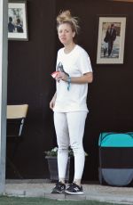 KALEY CUOCO at a Stables in La Quinta 01/28/2018