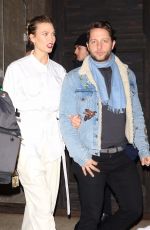 KARLIE KLOSS and Derek Blasberg Leaves Chrome Hearts & Louis Vuitton Dinner in New York 01/09/2019