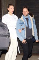 KARLIE KLOSS and Derek Blasberg Leaves Chrome Hearts & Louis Vuitton Dinner in New York 01/09/2019