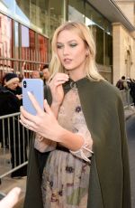 KARLIE KLOSS at Christian Dior Show at Paris Fashion Week 01/21/2019